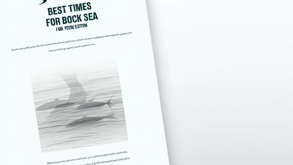 Karadeniz Balık Avı İçin En İyi Zamanlar Nelerdir?