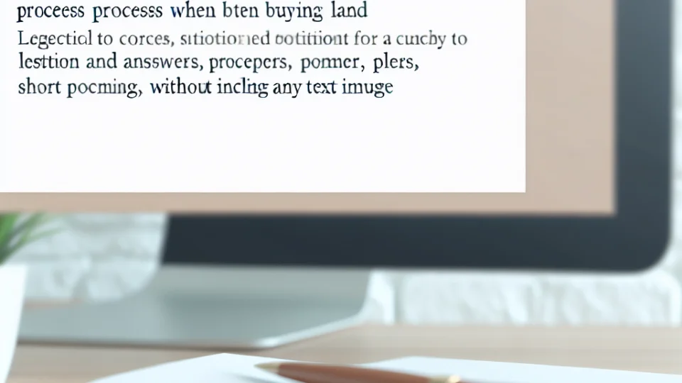 Arsa Alırken Dikkat Edilmesi Gereken Hukuki Süreçler