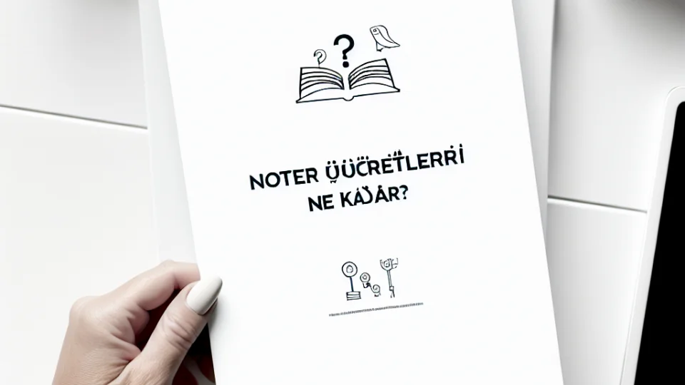 Noter Ücretleri 2023'te Ne Kadar?